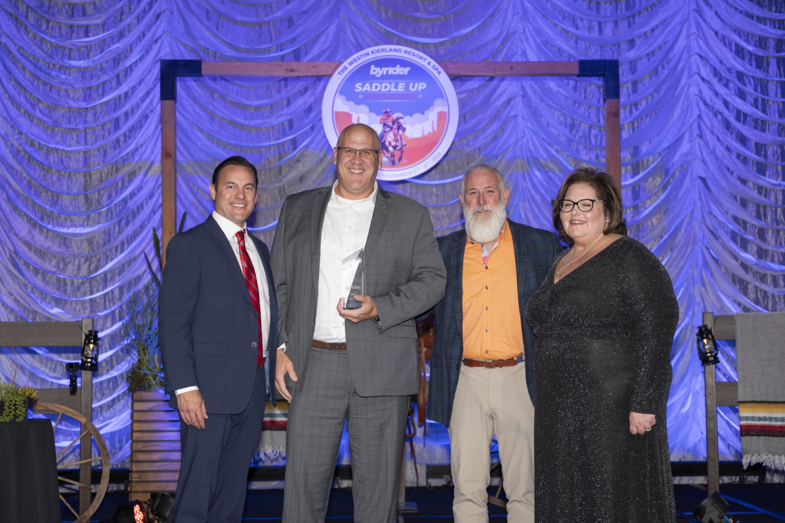 Byrider franchisees recognized on stage at Saddle Up convention